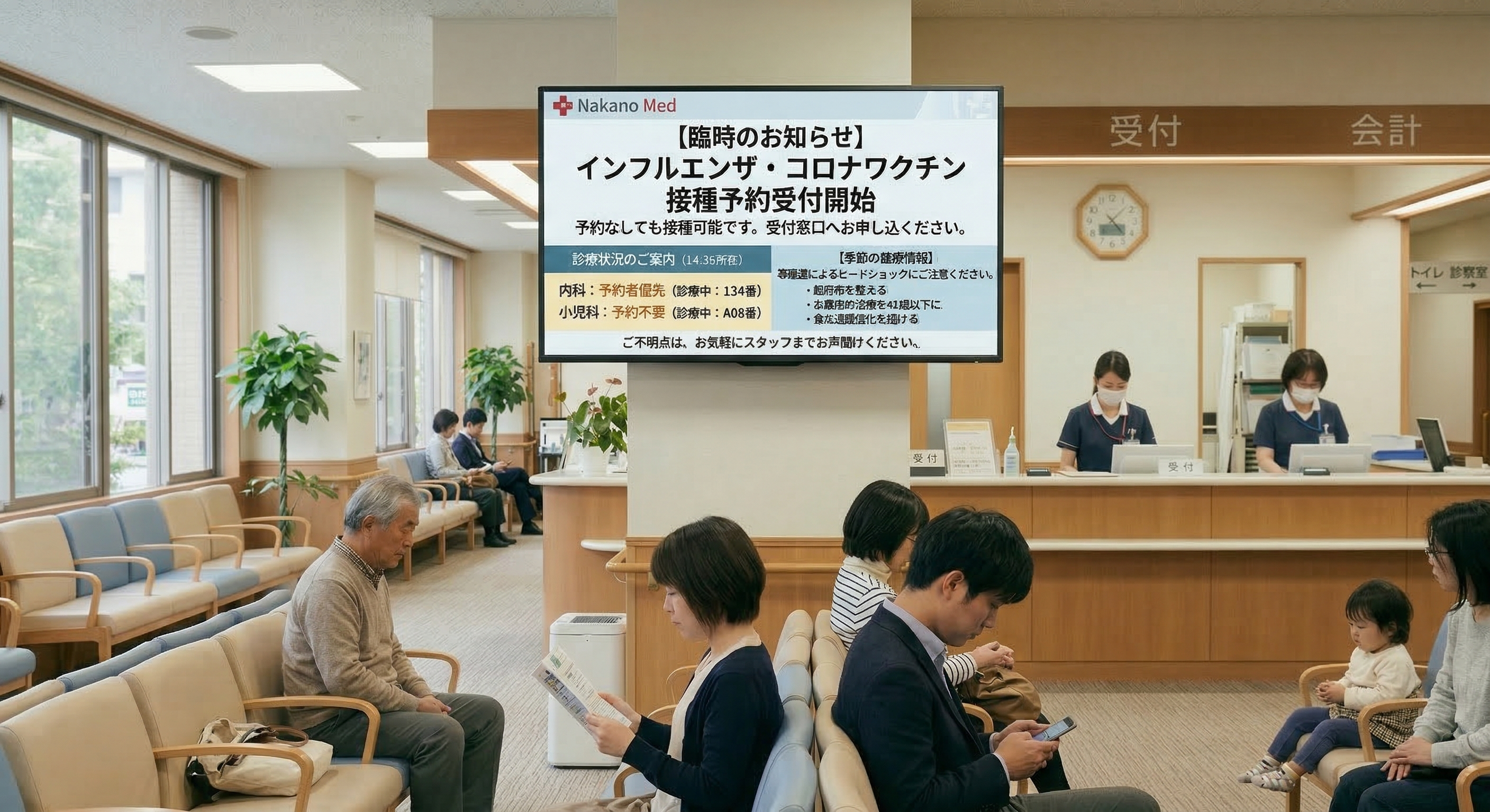 病院にデジタルサイネージを導入するメリットとは？活用場所や選び方まで解説