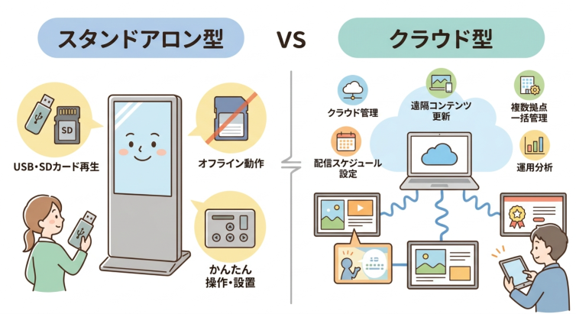 スタンドアロン型VSクラウド型
