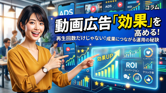 動画広告の効果とは？静止画広告(バナー)との違いや測定指標・高めるコツ