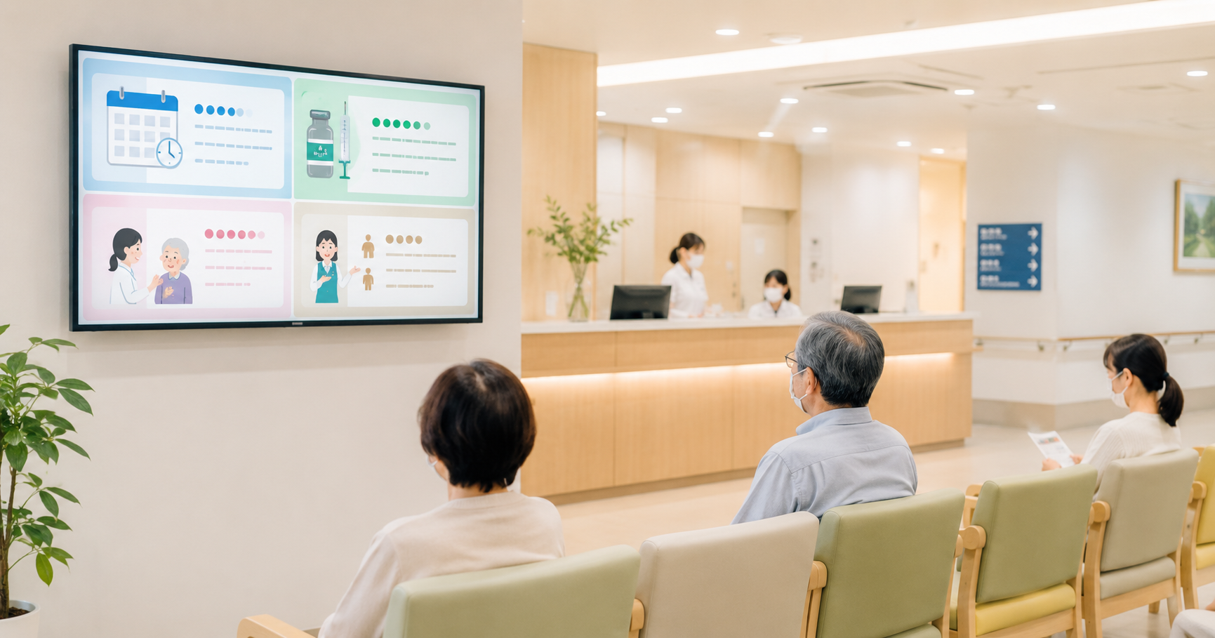院内告知を強化するデジタルサイネージ活用方法｜病院・クリニックで伝わる案内とは
